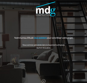 Site de MDG Construction