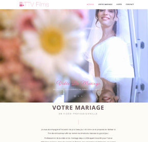 Site de TTV Films pour les mariages